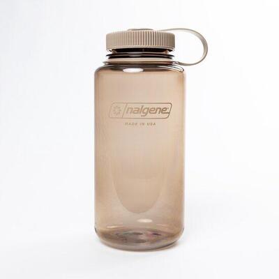 Nalgene wide mouth bottle drinkfles 32oz bpa free sustain mocha
