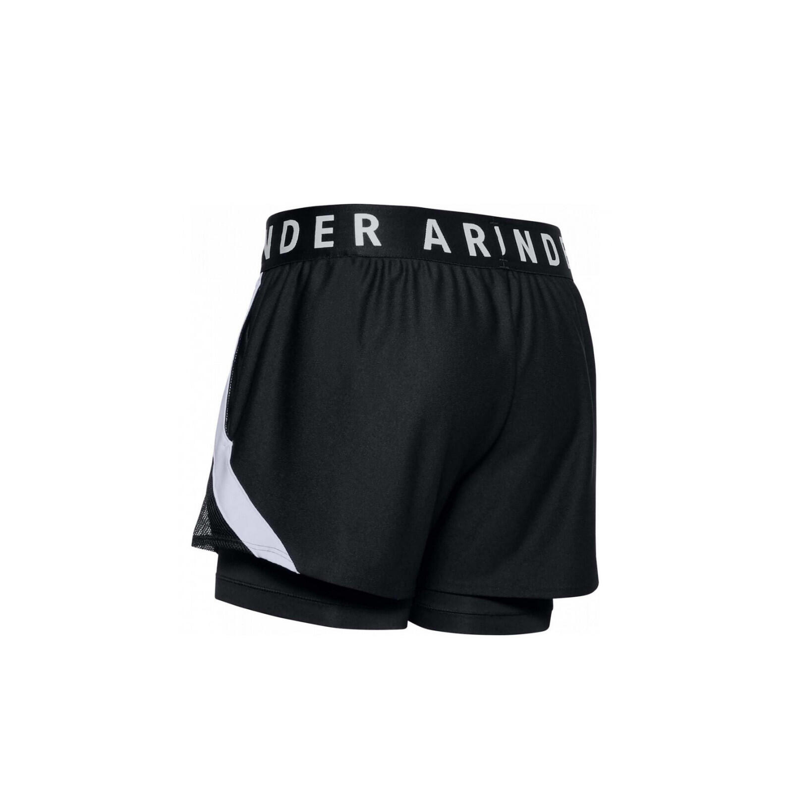 Krótki Under Armour Play Up Czarny Damskie 2/6