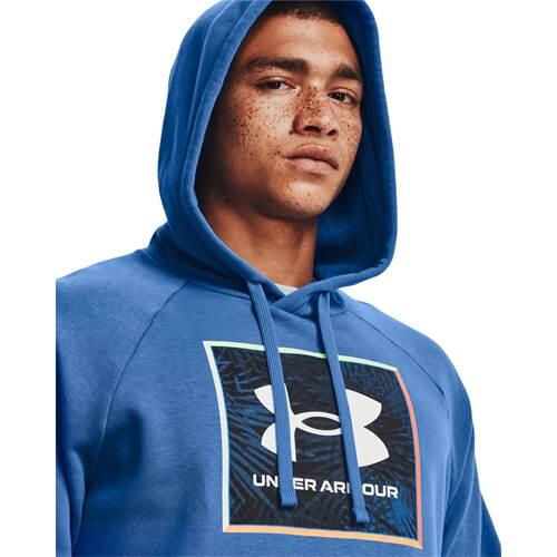 Sweatshirt universeel voor heren Under Armour Rival Fleece Graphic Hoodie 5/5