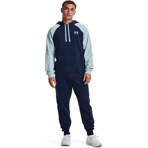 Sweat universel hommes Under Armour Rival Fleece Color Blockhoodie 4/5