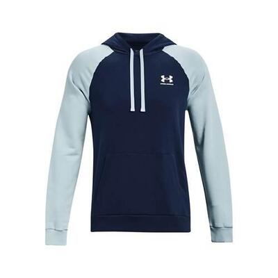 Sweatshirt universeel voor heren under armour rival fleece color blockhoodie