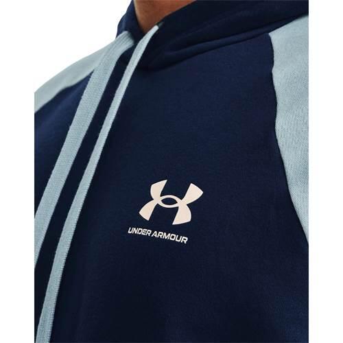 Sweat universel hommes Under Armour Rival Fleece Color Blockhoodie 5/5