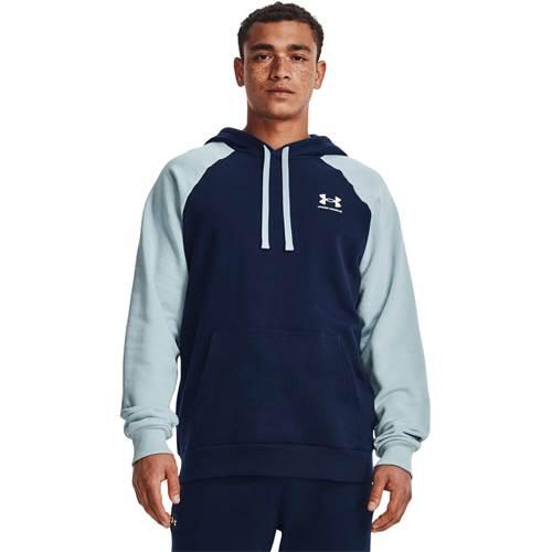 Sweat universel hommes Under Armour Rival Fleece Color Blockhoodie 2/5