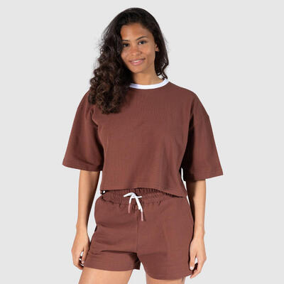 Damen Oversize T-Shirt Halie Braun