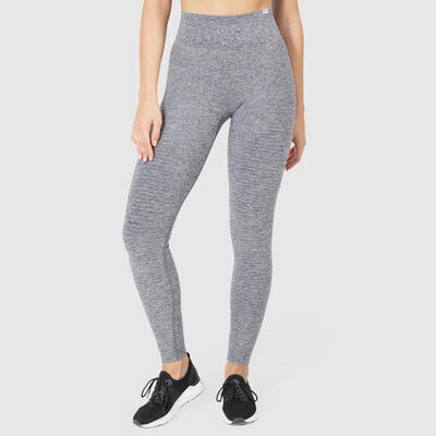 Damen High Waist Leggings Anny Bordeaux Melange