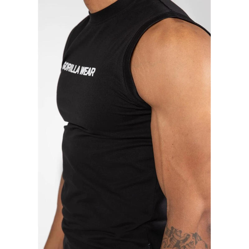 Sorrento Sleeveless T-Shirt - Black - L