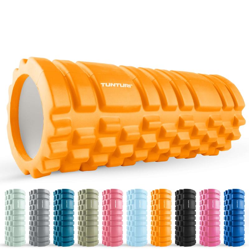 Masážní válec Foam Roller TUNTURI 33 cm / 13 cm oranžový