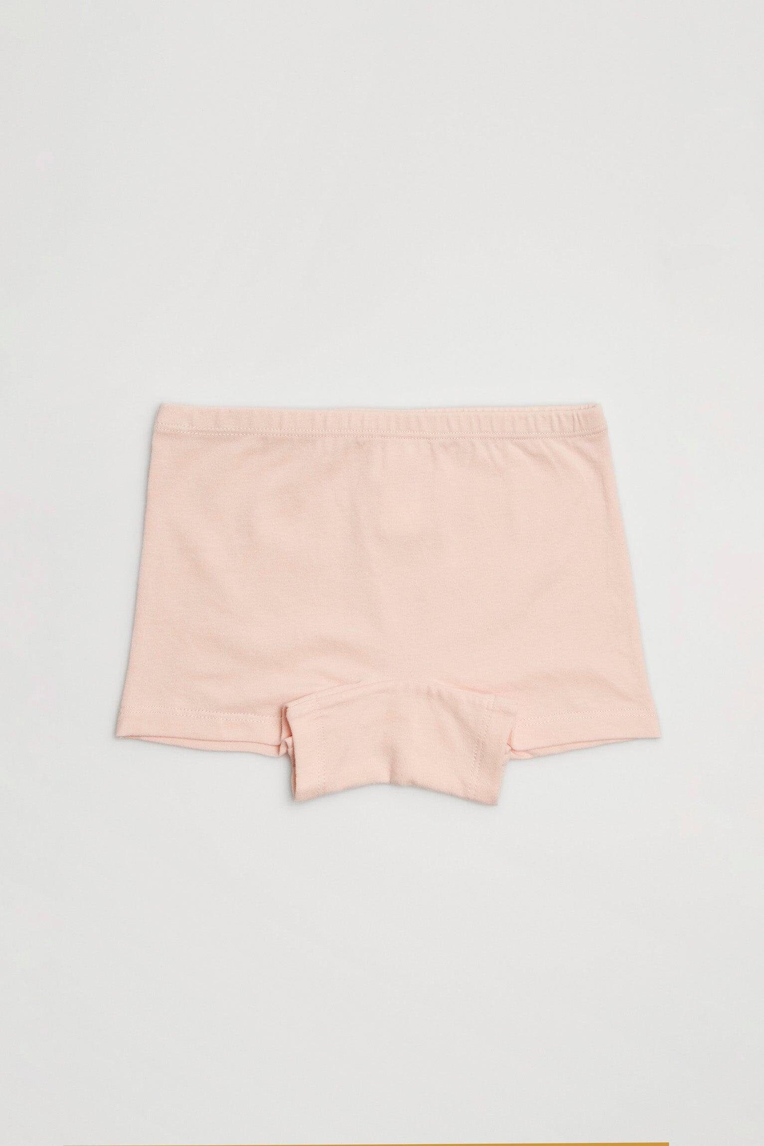 Pack de 2 culottes de niña algodón gris y rosa 4/5