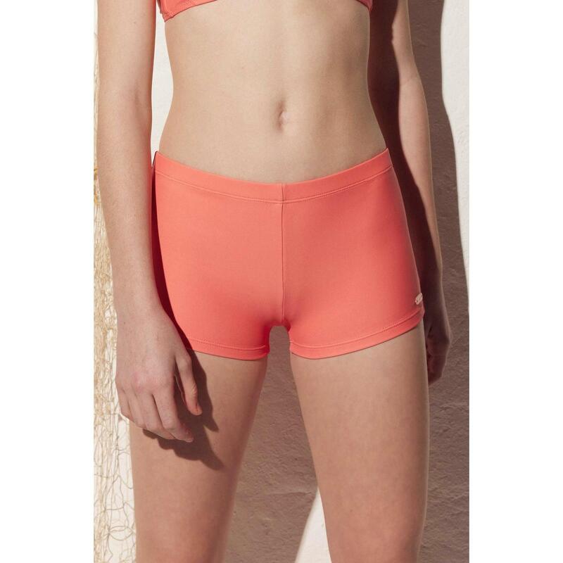 Culotte bikini juvenil coral