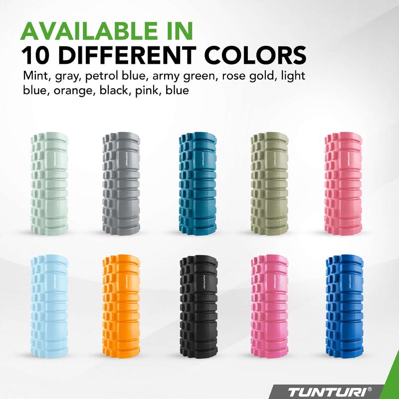 Masážní válec Foam Roller TUNTURI 33 cm / 13 cm oranžový