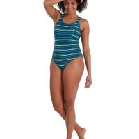 Maillot de bain Speedo Medalist imprimé - Bleu - UK Taille 28