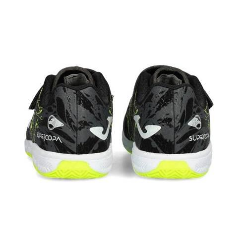 Chaussures Futsal Enfants Joma Super Copa Jr 24 IN Noir 3/5
