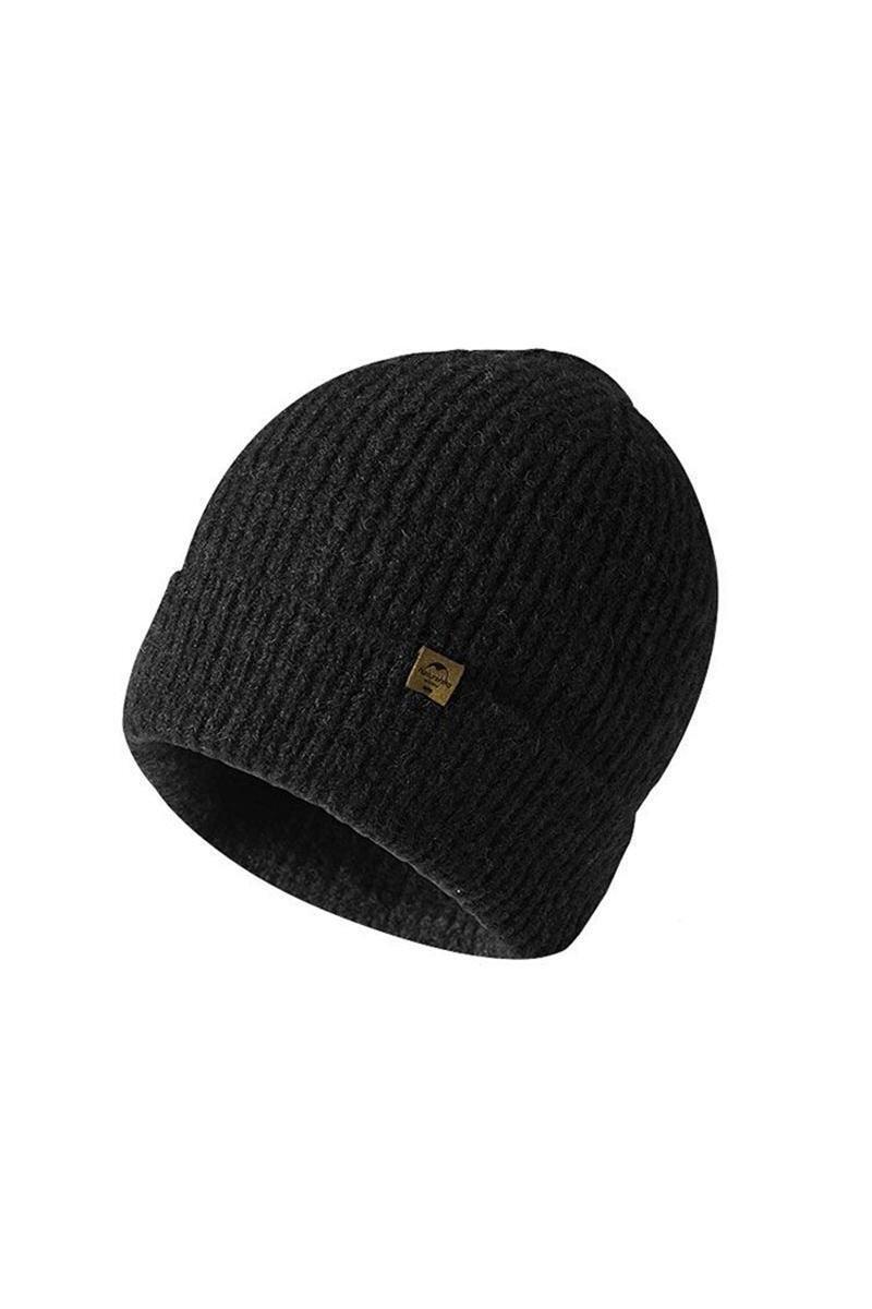 Berretto invernale Naturehike Wooly Knit Cap Beanie nero 1/1