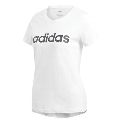 Dames-T-Shirt met Korte Mouwen Adidas W E LIIN SLIM T DU0629