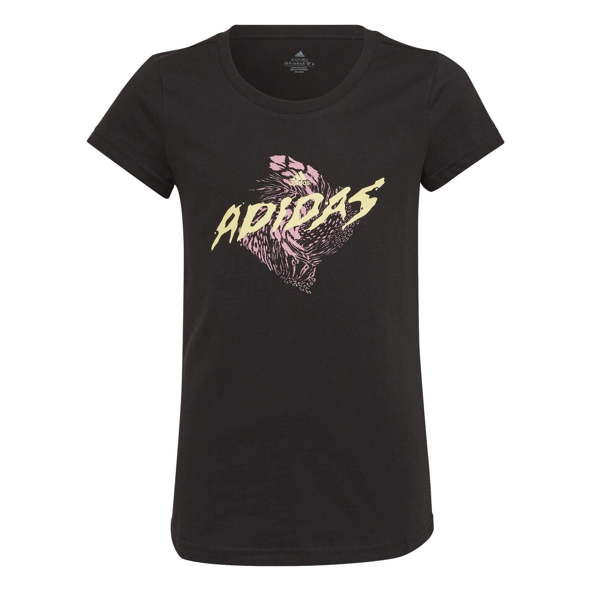 Koszulka graficzna dla dziewczynki adidas