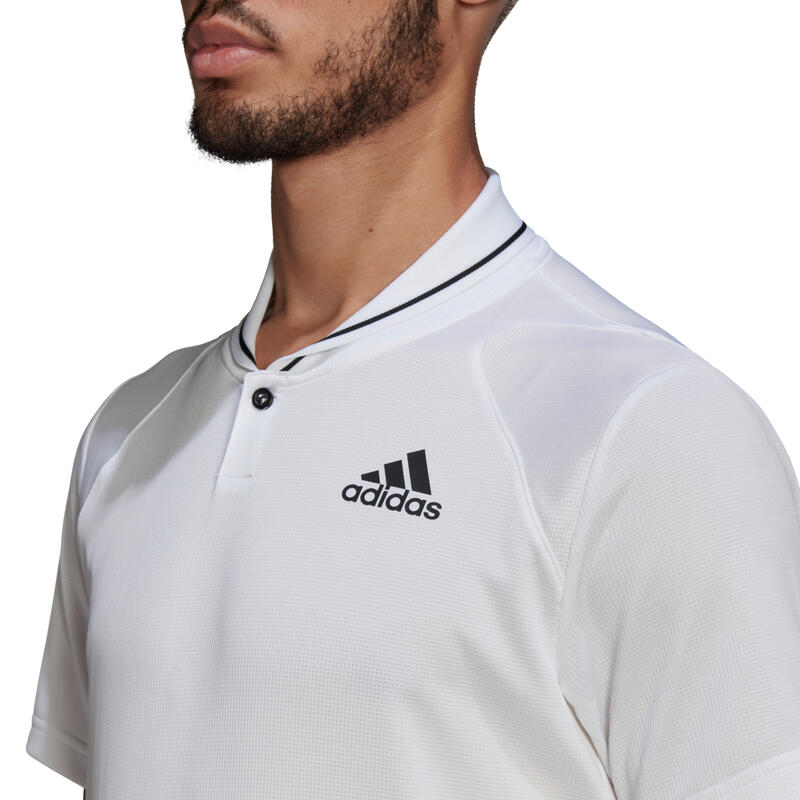 T-shirt adidas Club Rib Tennis Polo, Wit, Mannen