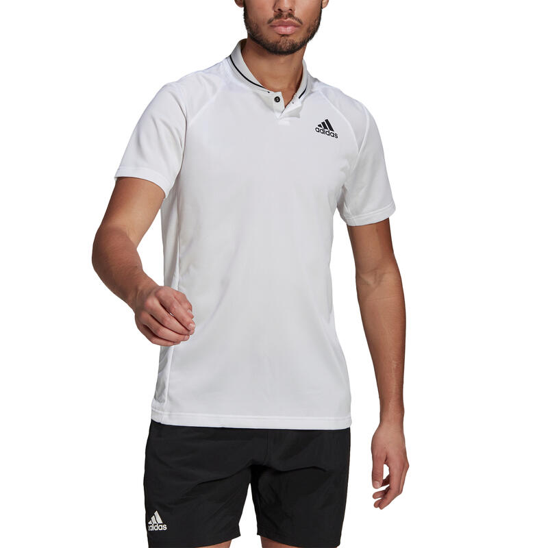 T-shirt adidas Club Rib Tennis Polo, Wit, Mannen