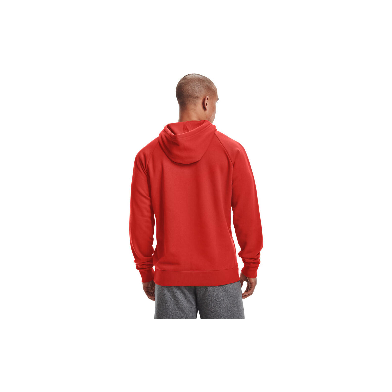 Sudadera Under Armour Rival Fleece Big Logo, Rojo, Hombre 3/5