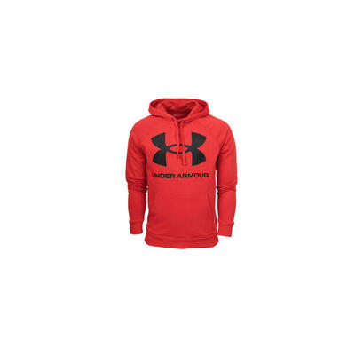 Kap under armour rival fleece big logo. rood. mannen