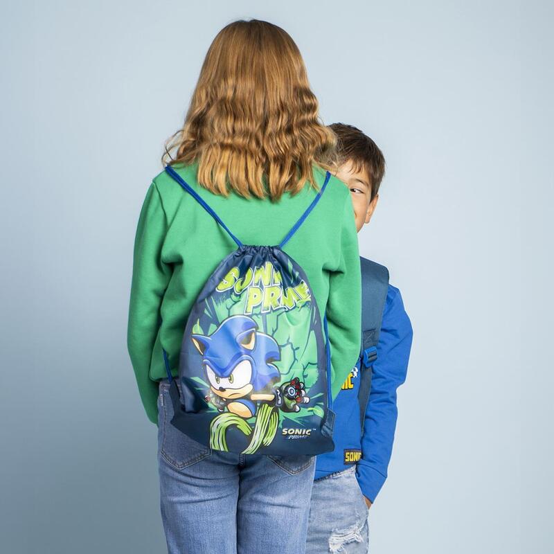 Mochila escolar guarderia Niños Cerdá  SONIC PRIME Azul