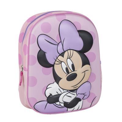 Mochila escolar guarderia Niños Cerdá  MINNIE Rosa