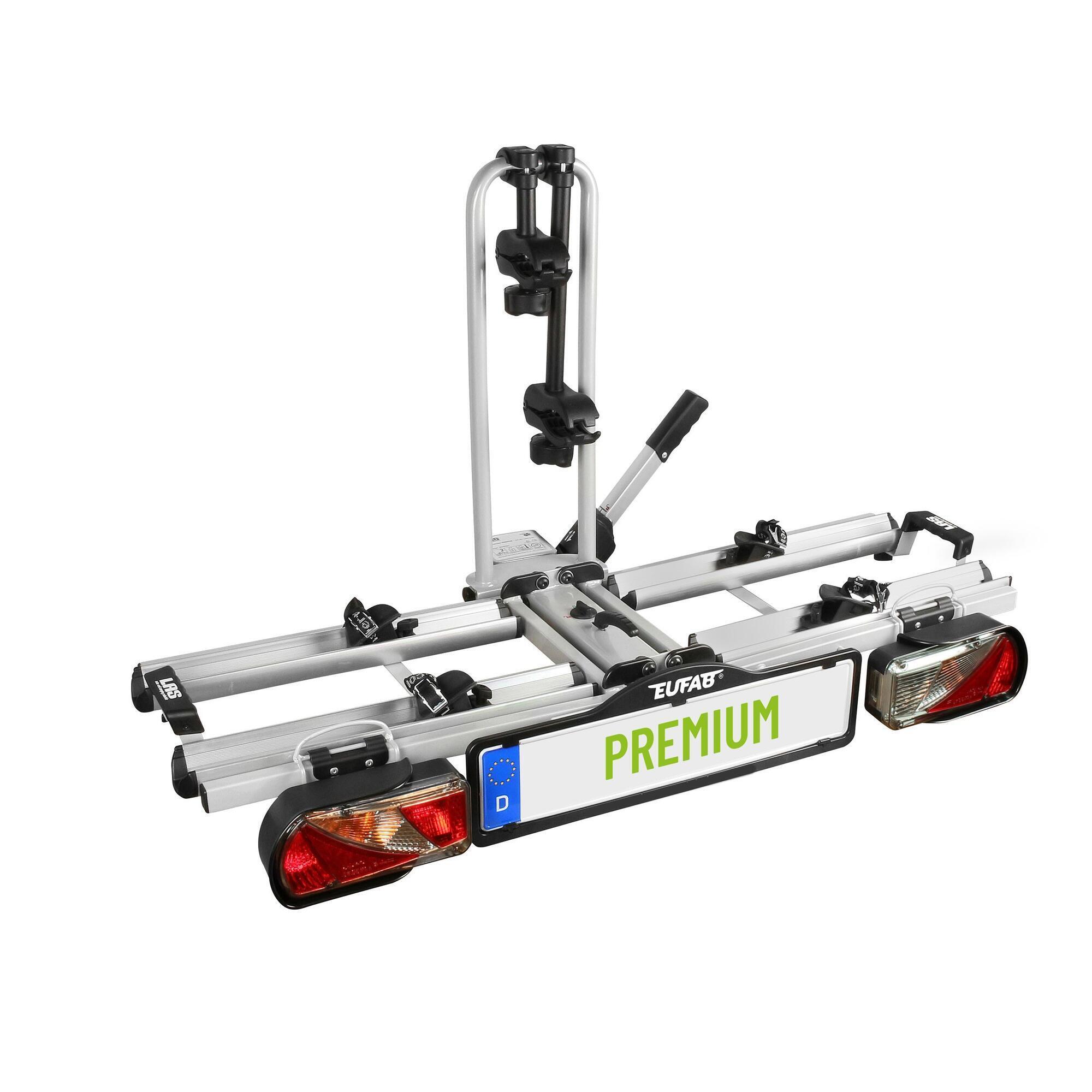Suporte para 2 bicicletas com fecho de reboque premium - LAS