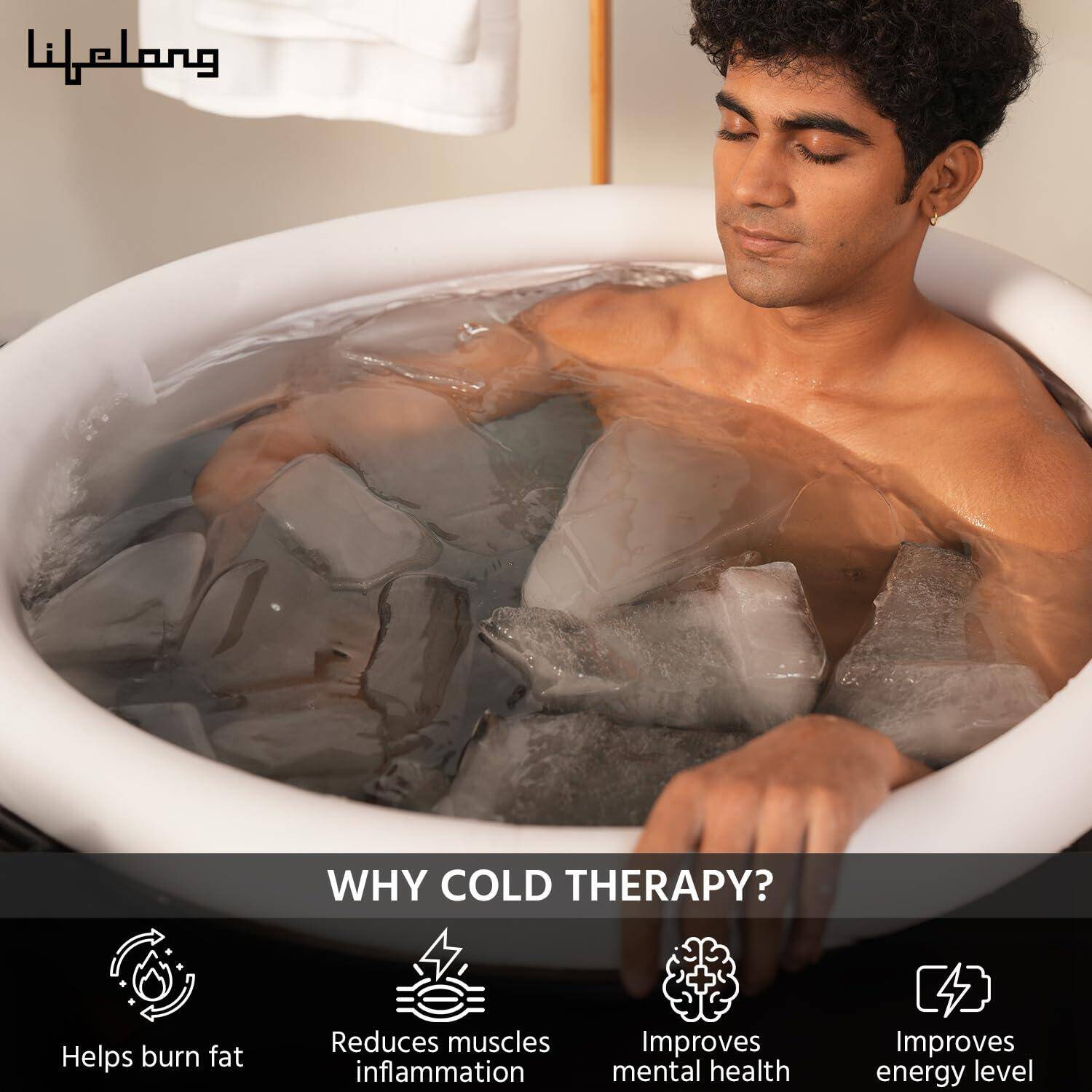 Lifelong Ice Bath Cold Plunge Tub - Ice Recovery Bath Tub - Durable & Multiple Layered, Portable Ice Bath Plunge Tub - Ice Bath  -  2