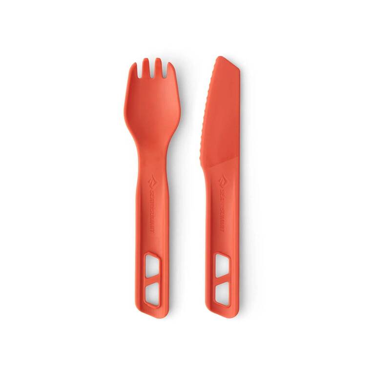 Sea to Summit Passage Cutlery Set - 2 Piece - Spicy Orange