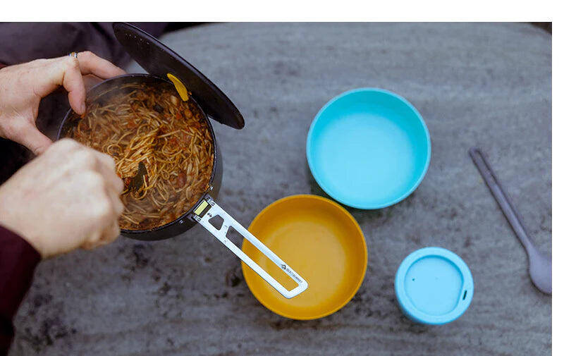 Sea to Summit Passage Cutlery Set - 2 Piece - Spicy Orange -  4