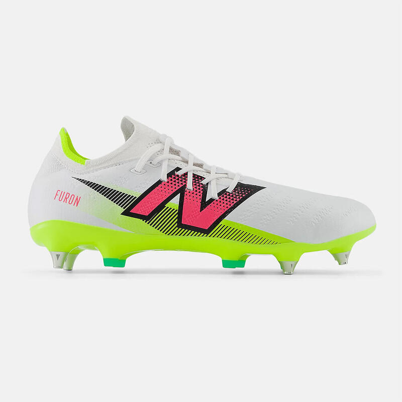 Botas De Fútbol New Balance Furon Pro Sg V7+ Blanco