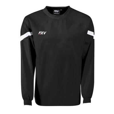 Regenbestendig sweatshirt force xv victoire zwart voor kinderen