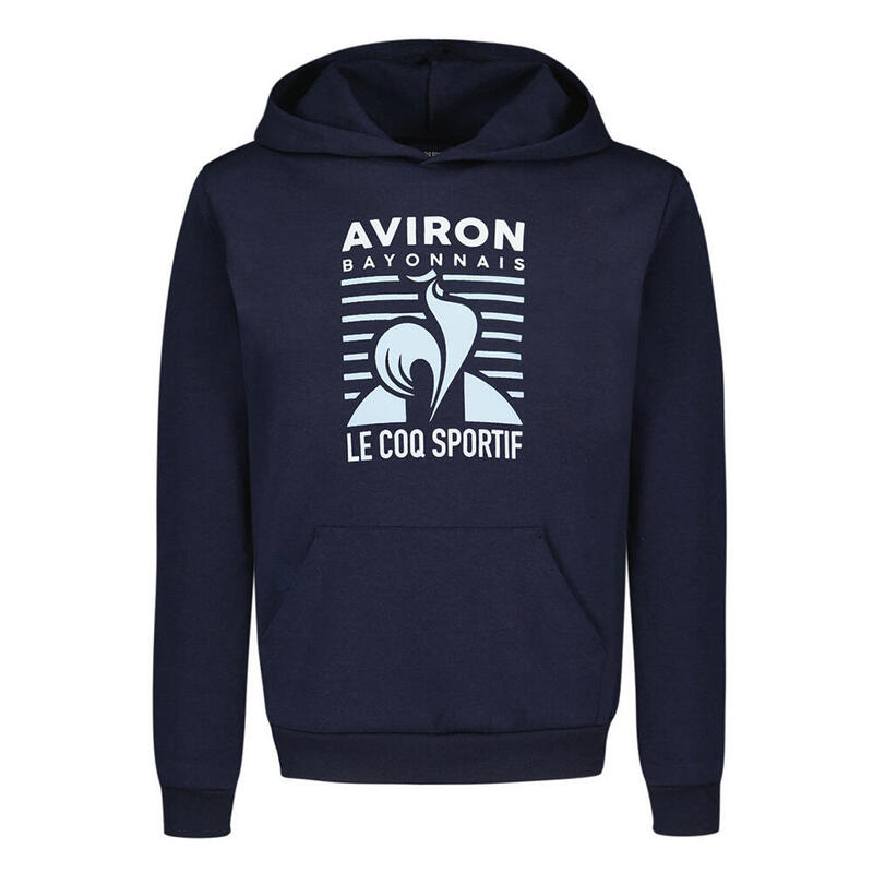 Sweatshirt Met Capuchon Fan Aviron Bayonnais Volwassene Marineblauw 2024-2025