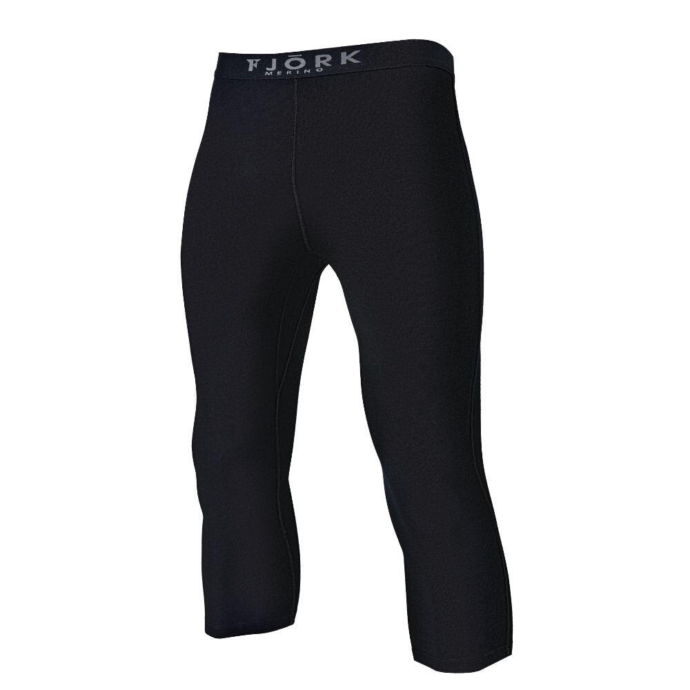 Fjork Merino - Legging Thermique 3/4 Homme 100% Laine De Mérinos - Finn 210 - Legging - Noir -  L - Decathlon