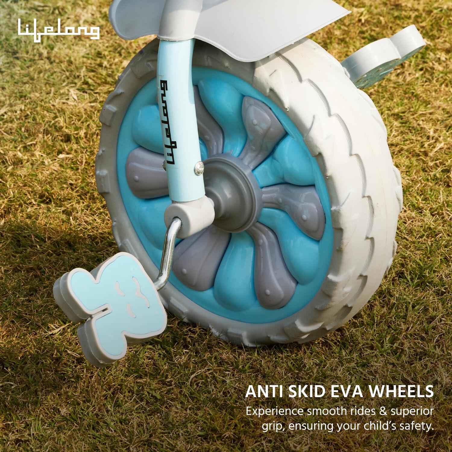 Lifelong Trike Cycle for Kids Cycle 2-5 Years - Tricycles for Boy & Girl - Baby Cycle - Bicycle for Kids - Bike for Kids with 3 EVA Wheels, Bell & Basket for Toys -Durable Tricycle 30kg Capacity