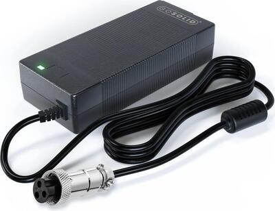 Go solid! oplader geschikt voor elektrische step - 84v 2a met gx16-3