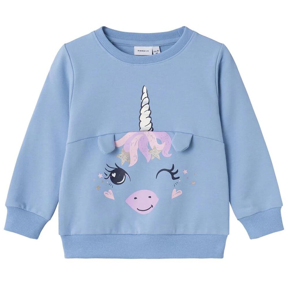 Camisola de menina NAME IT KRISTINE UNICORN. Sky 1/1