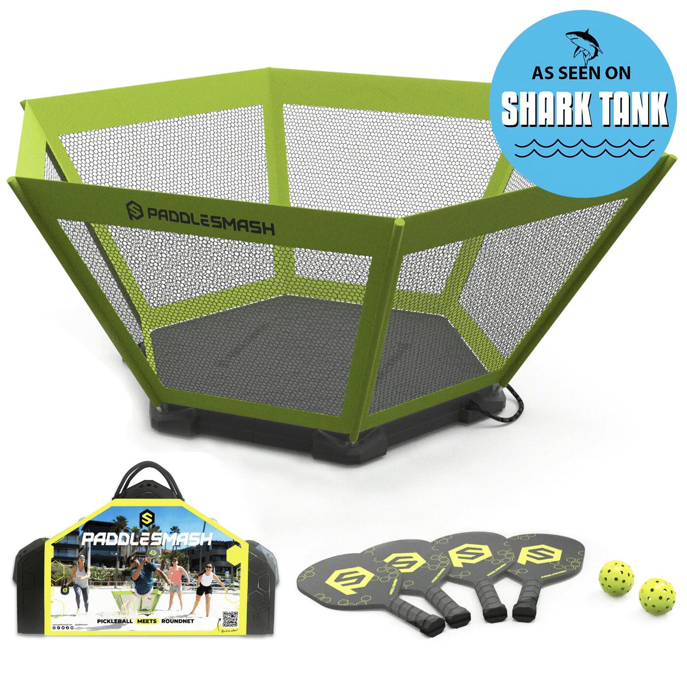 PADDLESMASH PaddleSmash - PaddleSmash set - 4 rackets, Gameveld, 2 ballen