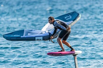 Wingfoil au Cap Vert à l'île de Sal