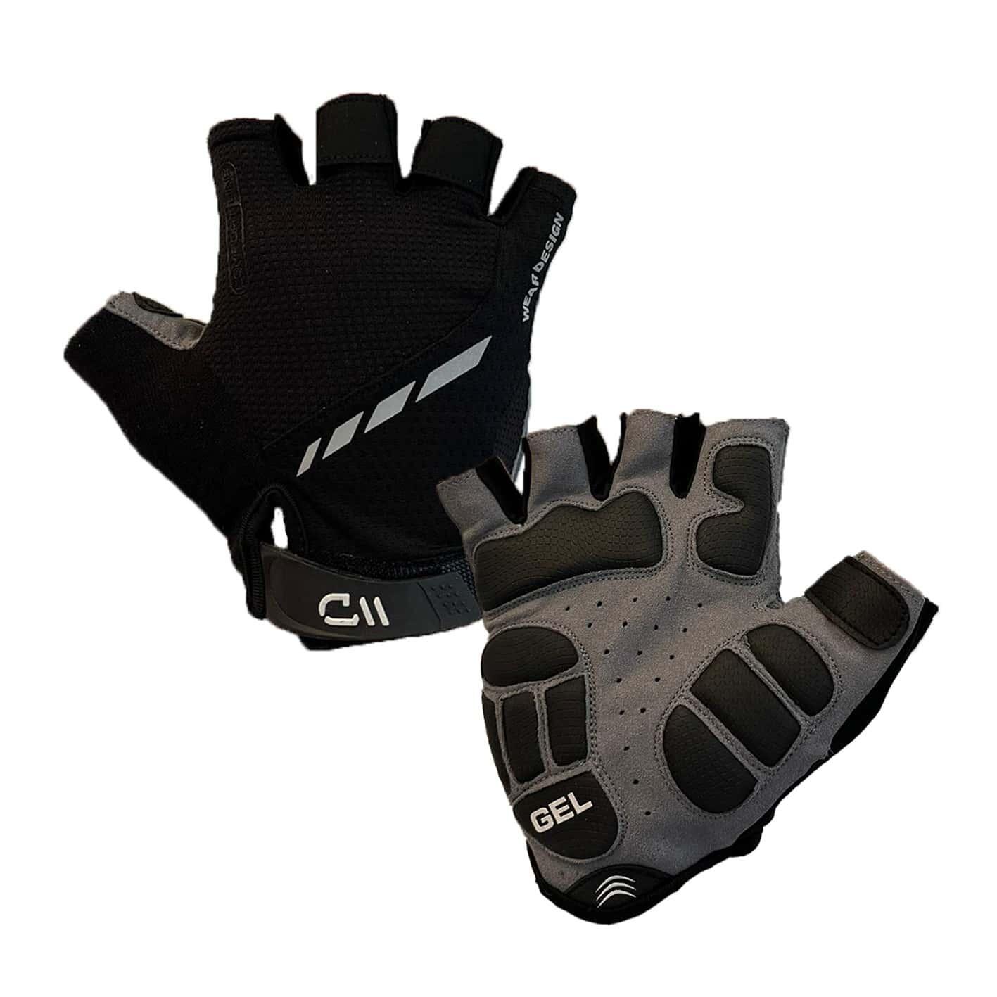 Guanti da ciclismo PERFORMANCE nero 3/4