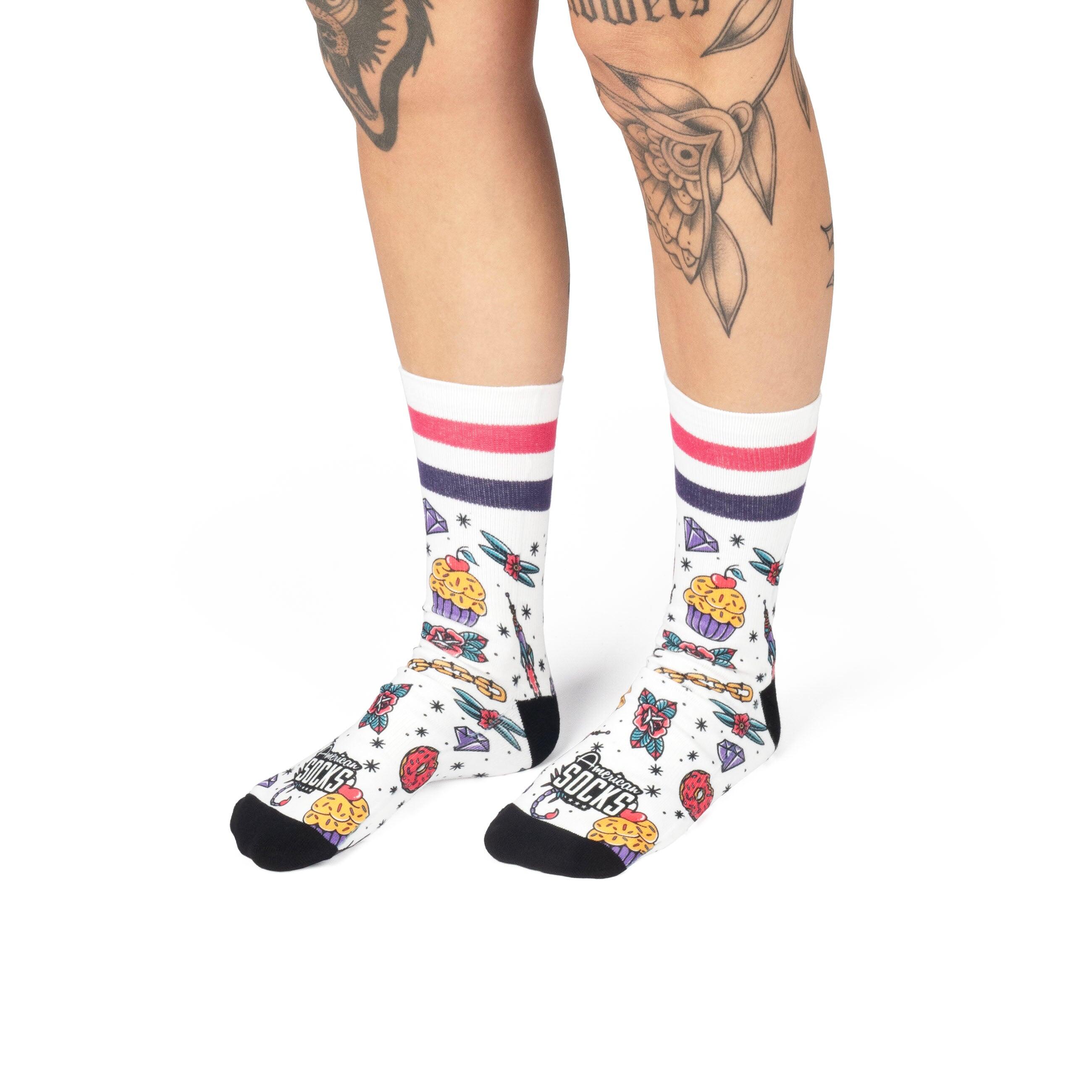Meias American socks modelo AS341 para unissex 5/7