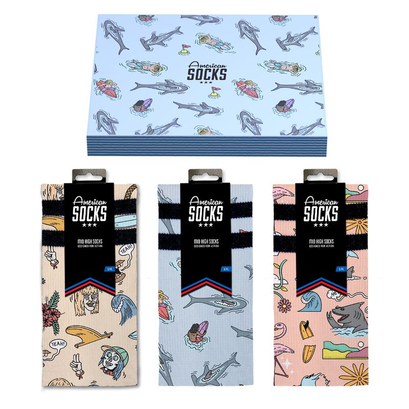 Calcetines Stinky Surfer - Giftbox - American Socks