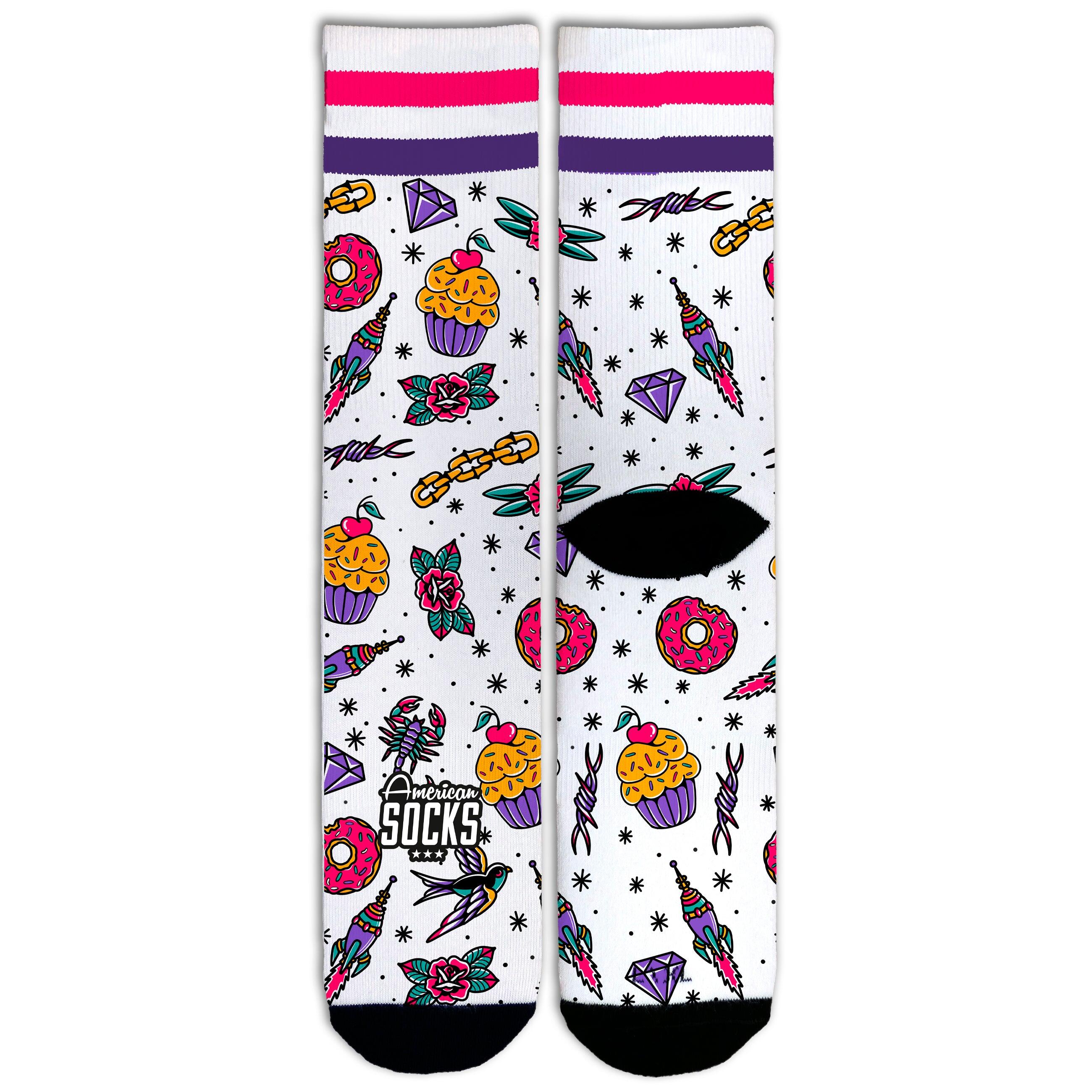 AMERICAN SOCKS Calzini Cupcake - Mid High - American Socks