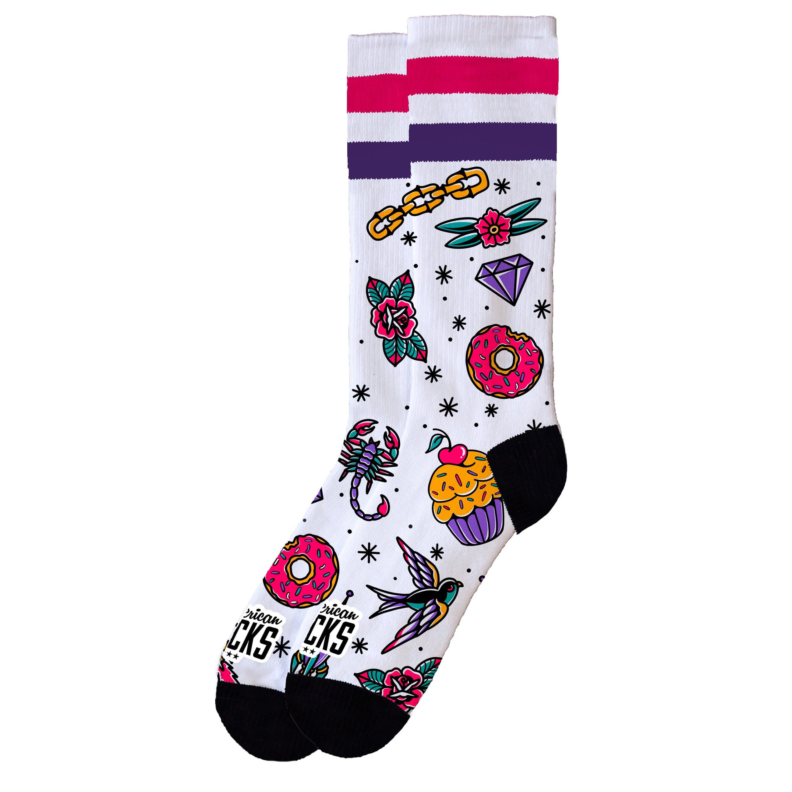 Meias American socks modelo AS341 para unissex 3/7