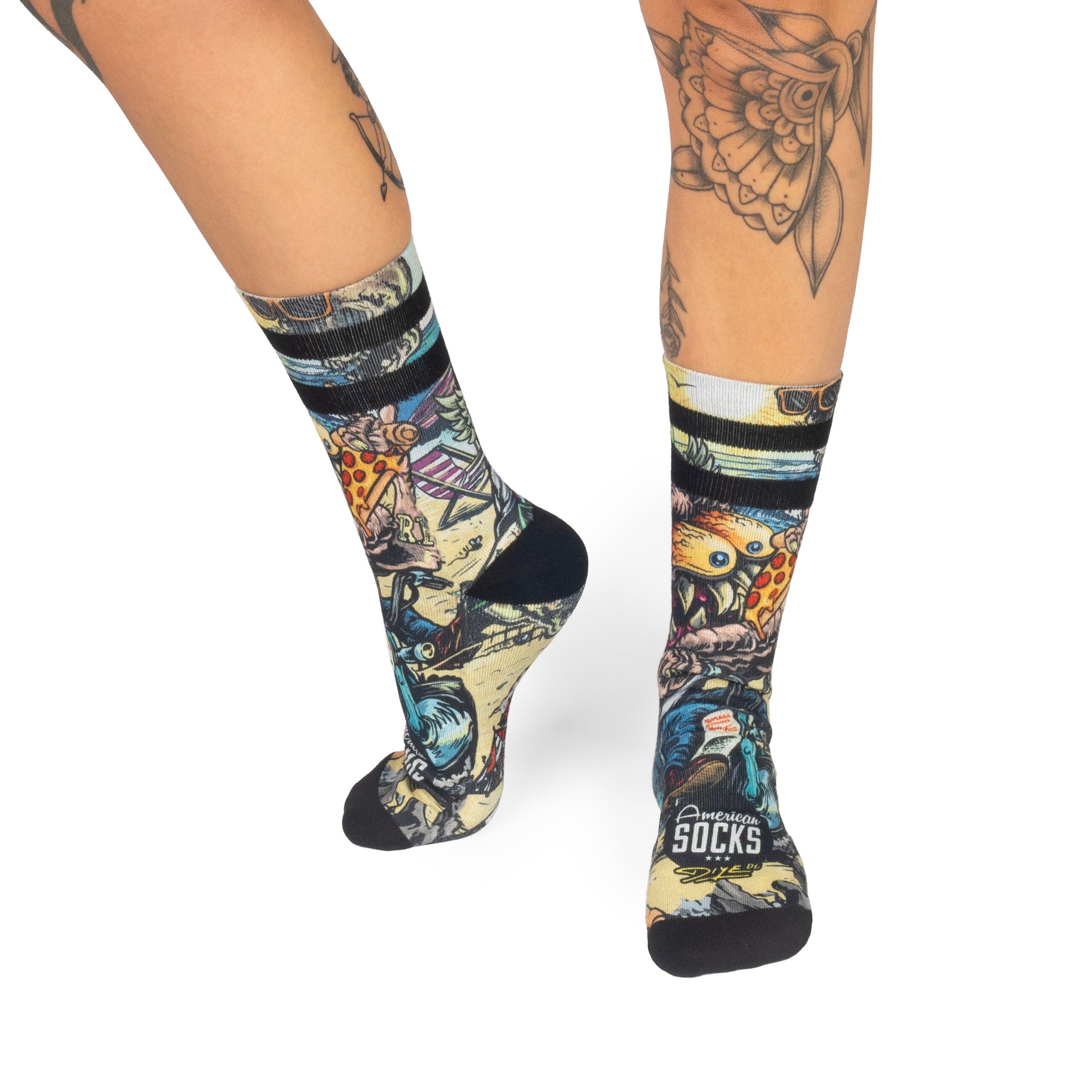 Chaussettes Bike Monster - Mid High - American Socks 4/7