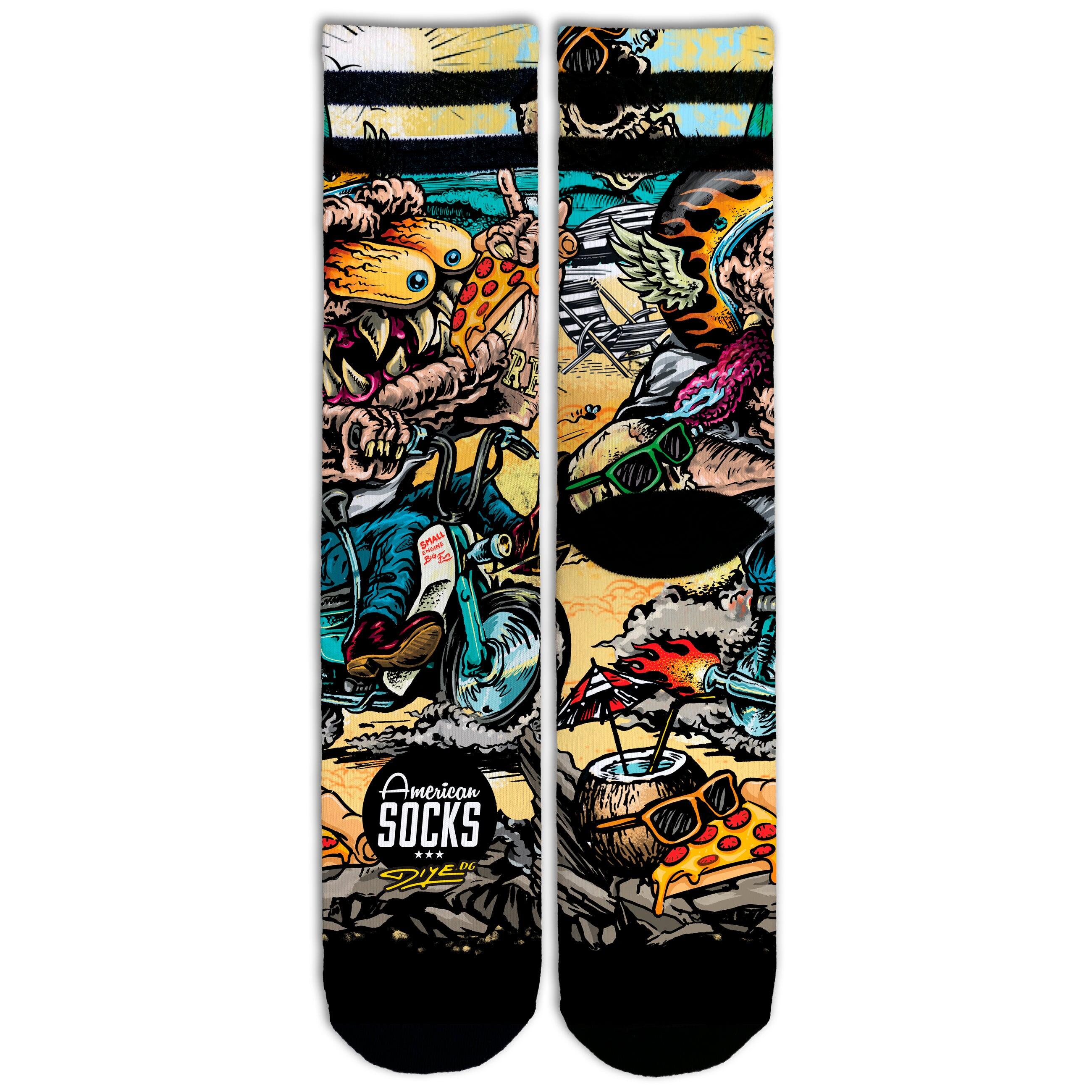 AMERICAN SOCKS Socken Bike Monster - Mid High - American Socks