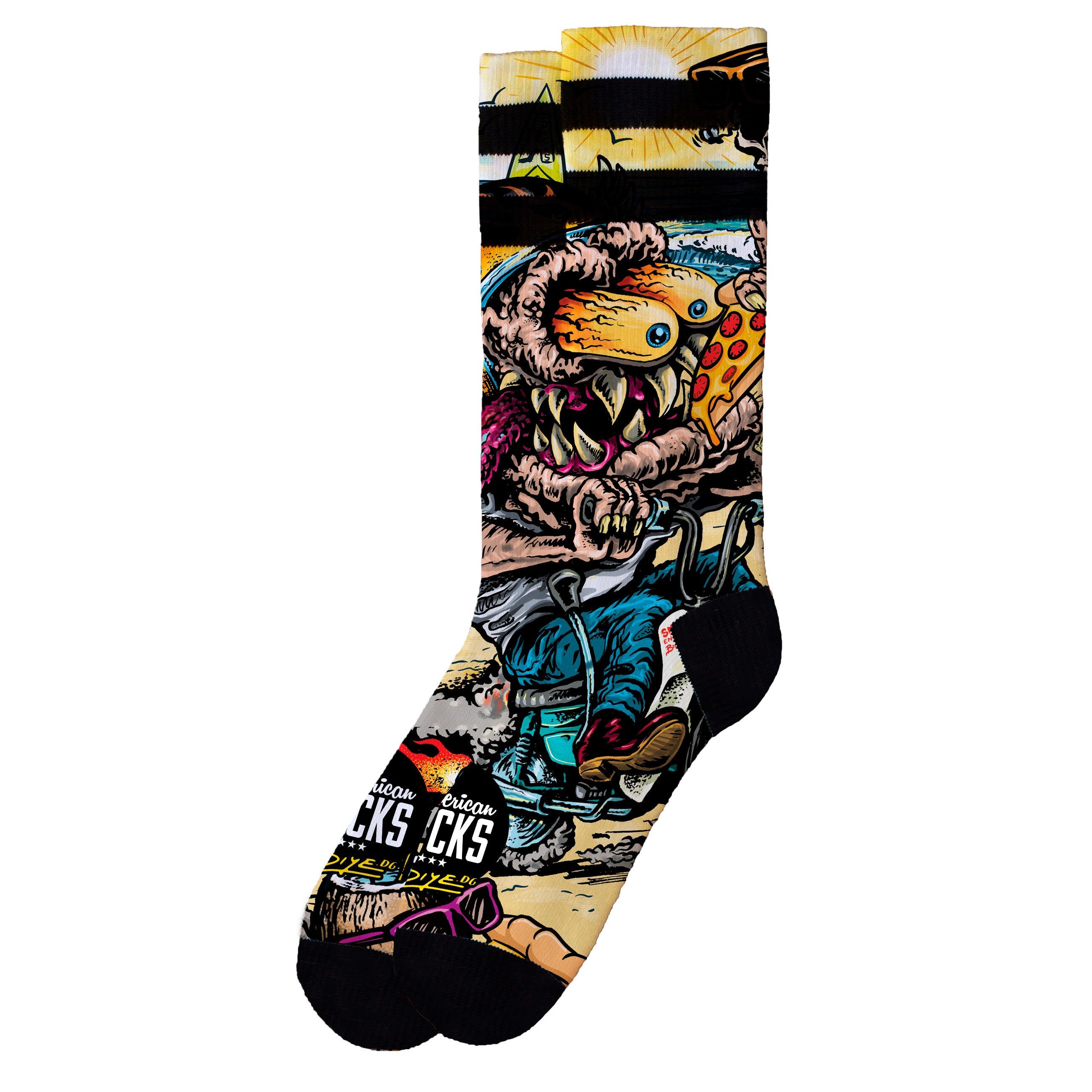 Chaussettes Bike Monster - Mid High - American Socks 3/7
