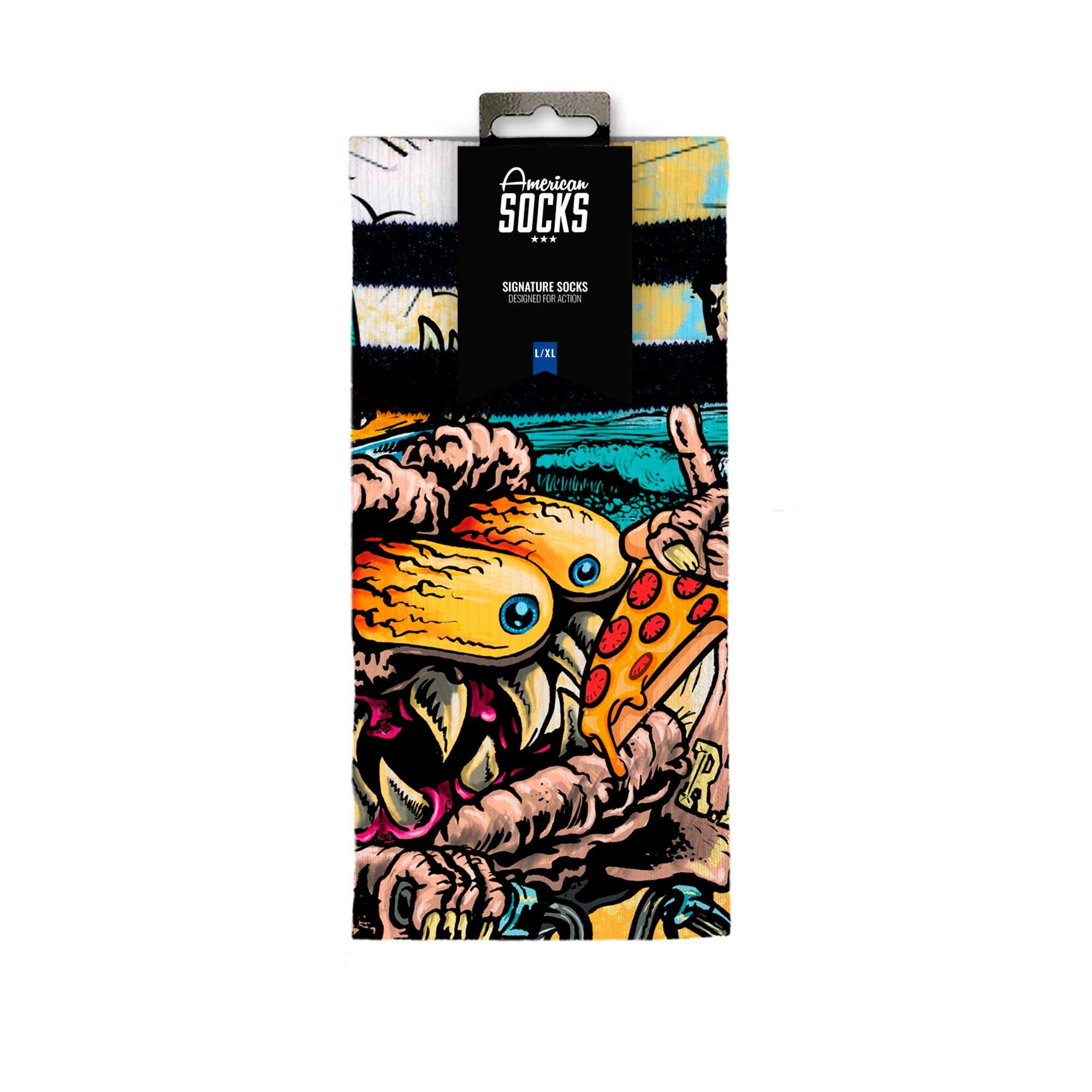 Chaussettes Bike Monster - Mid High - American Socks 6/7