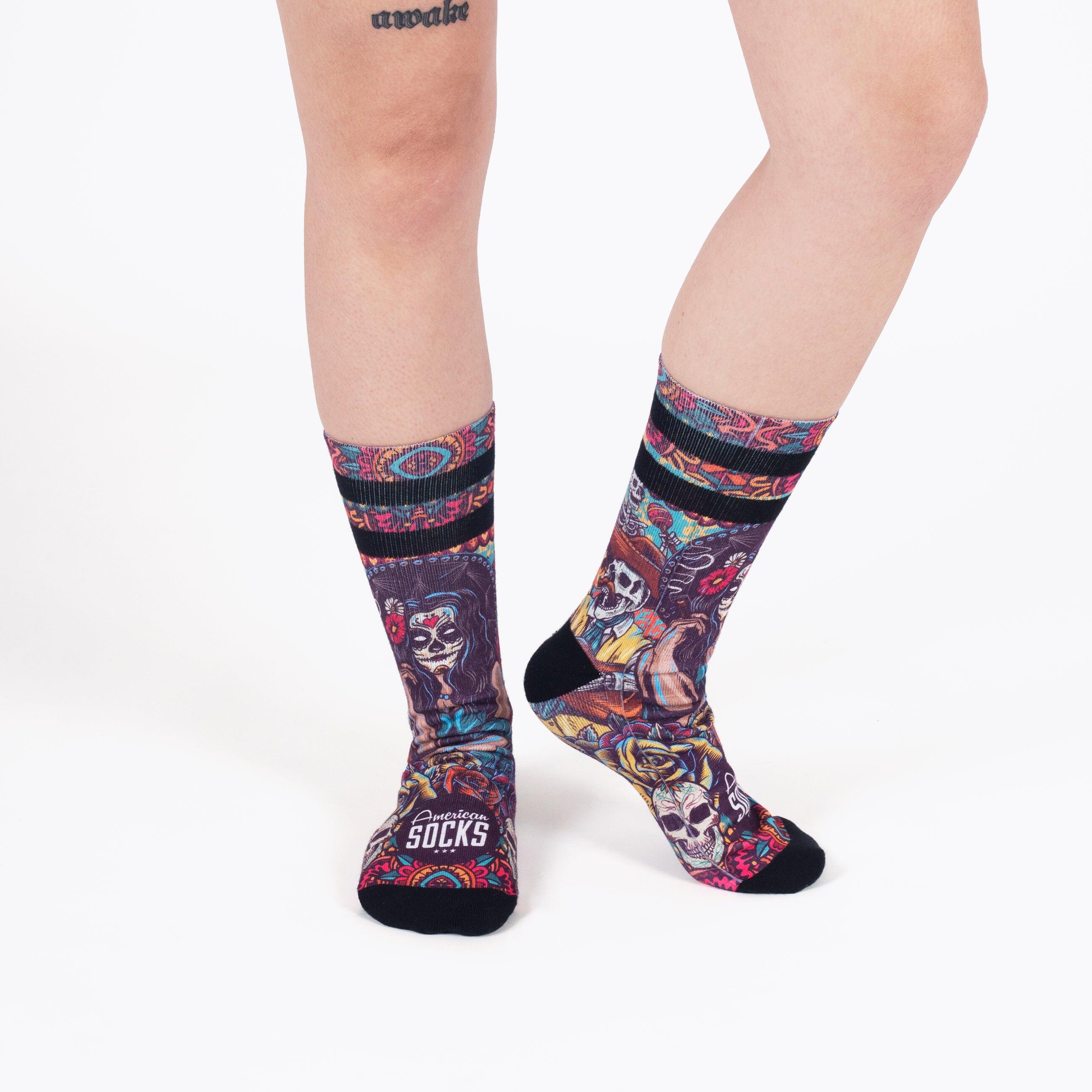 Chaussettes Día de los muertos - Mid High - American Socks 4/7