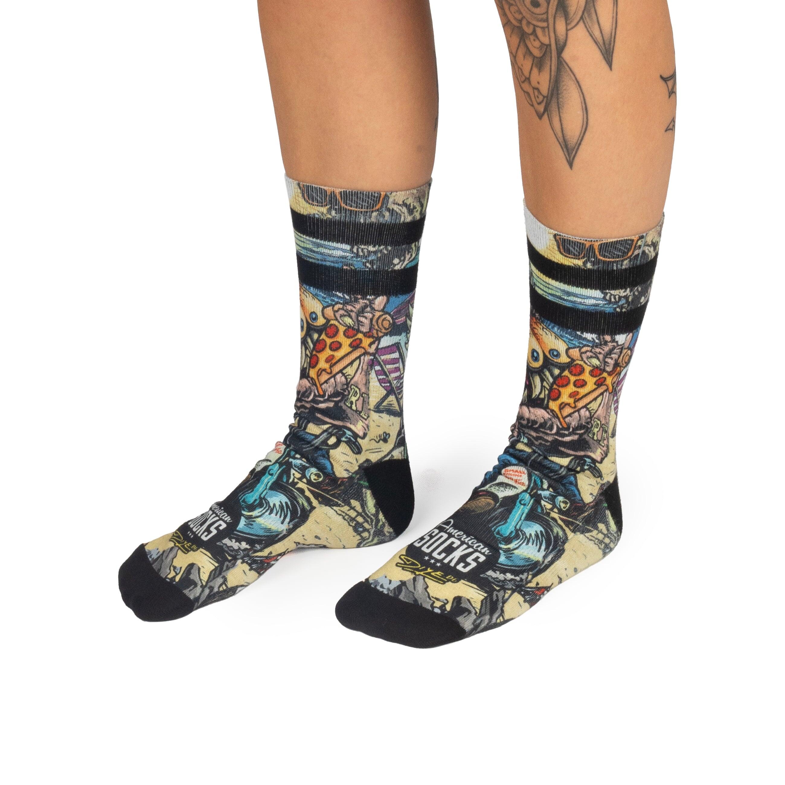 Chaussettes Bike Monster - Mid High - American Socks 5/7