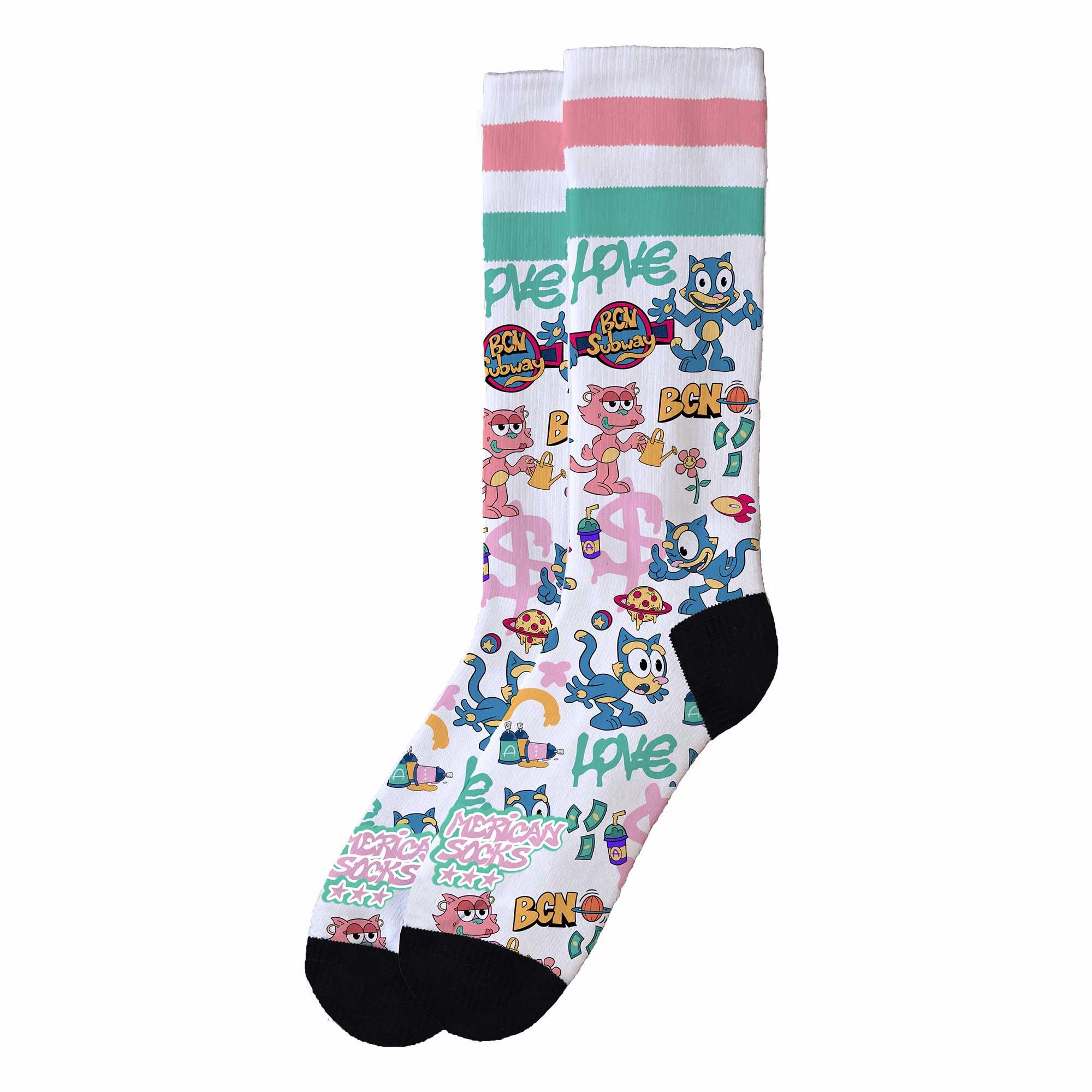 Chaussettes Copy Cat - Mid High - American Socks 3/7